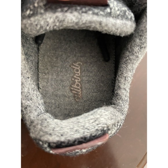 Allbirds Wool Runner Mizzle Low Top Shoes Merino Women's Size 7 Black Gray - Picture 7 of 9